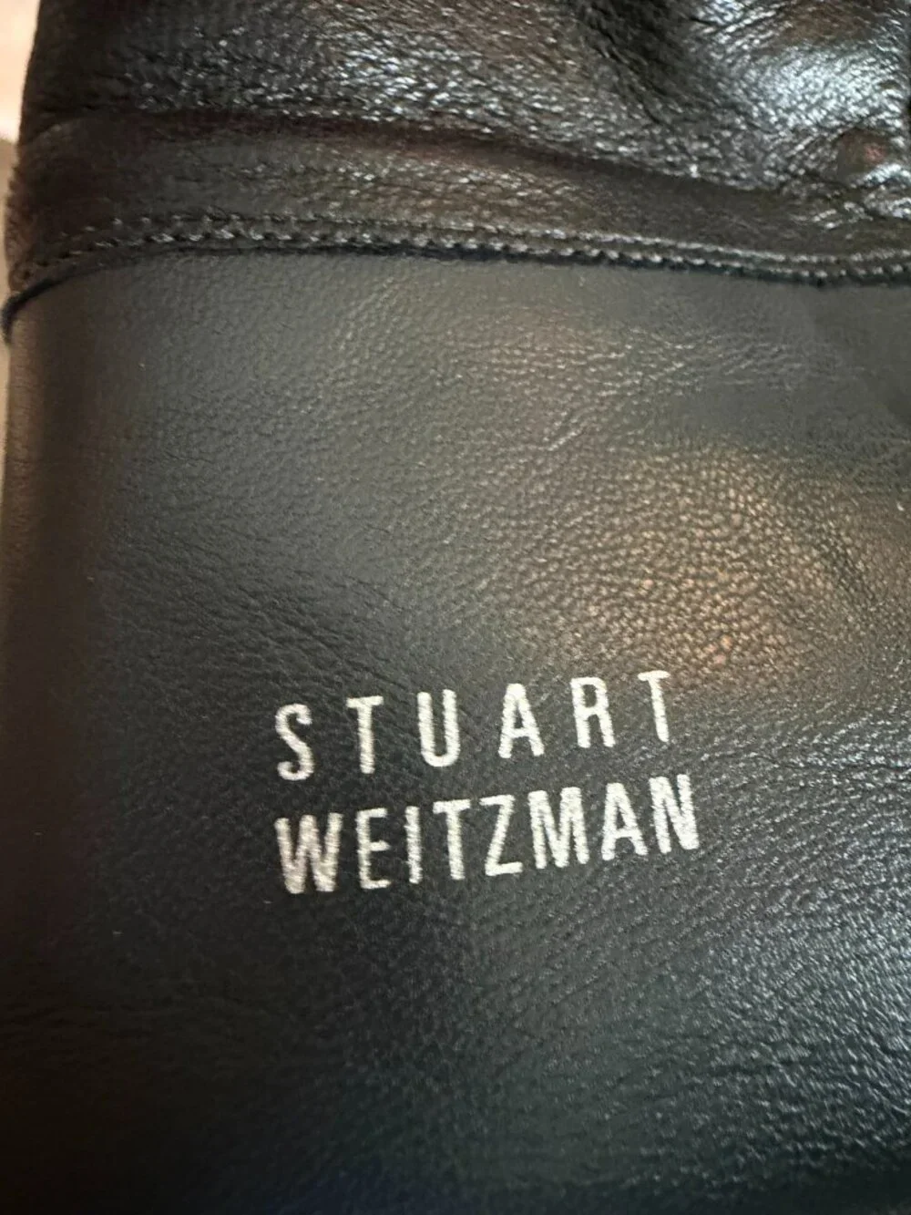 Stewart Weitzman 50/50 Over-the-Knee Boot Black Sz 6.5